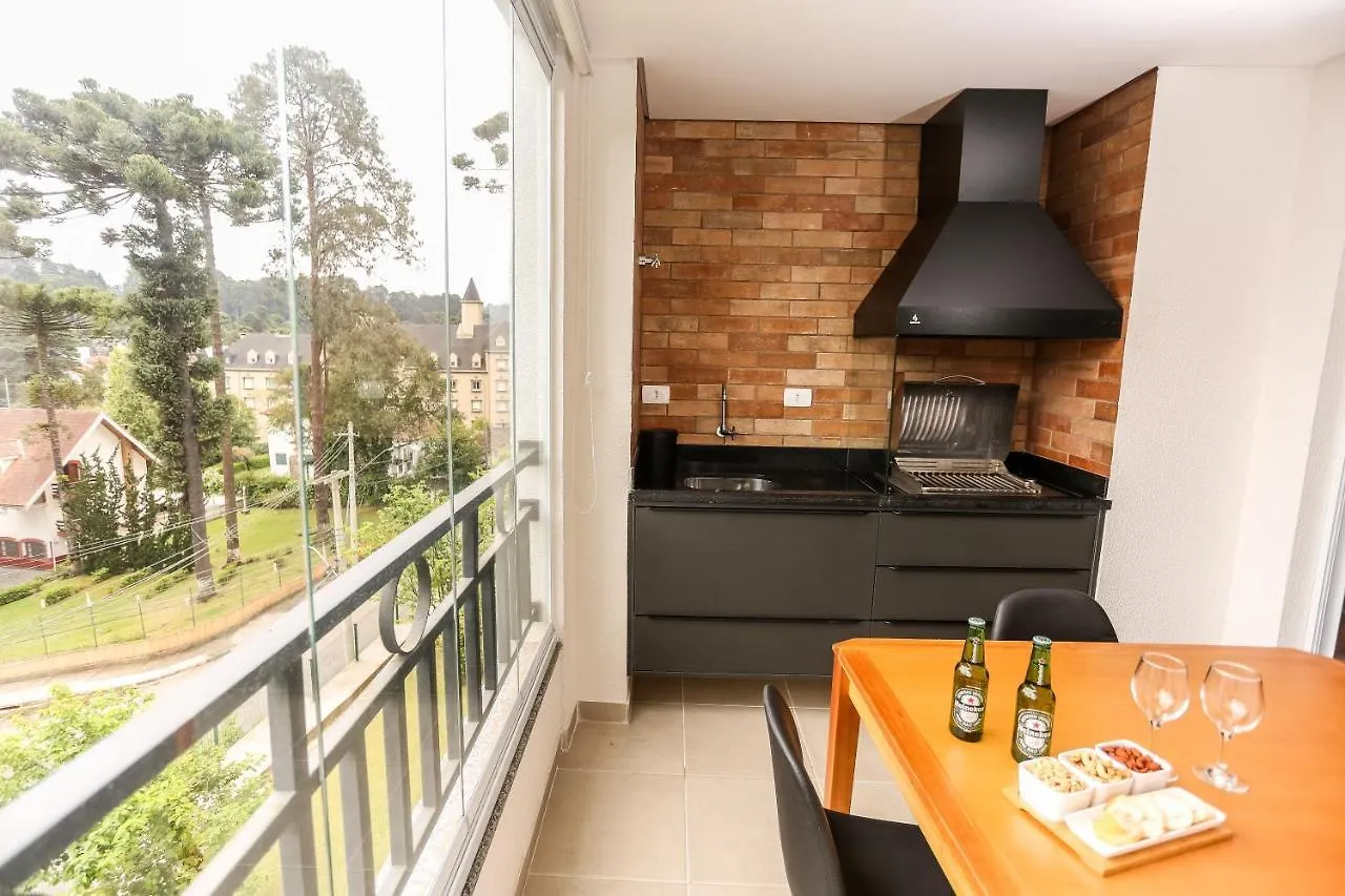 Apartamento Condessa 115 - Funcional E Completo A Poucos Passos Do Capivari Campos do Jordão